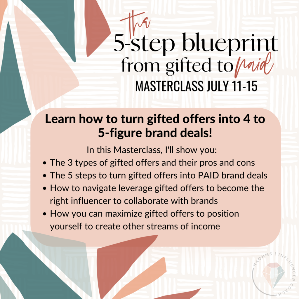 infographic for PR gifting to paid